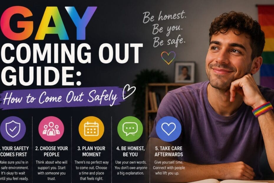 Gay Coming Out Guide: How to Come Out Safely